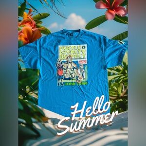 John Cena WWE Blue Hustle Loyalty the Respect Men's Shirt size 2XL unisex